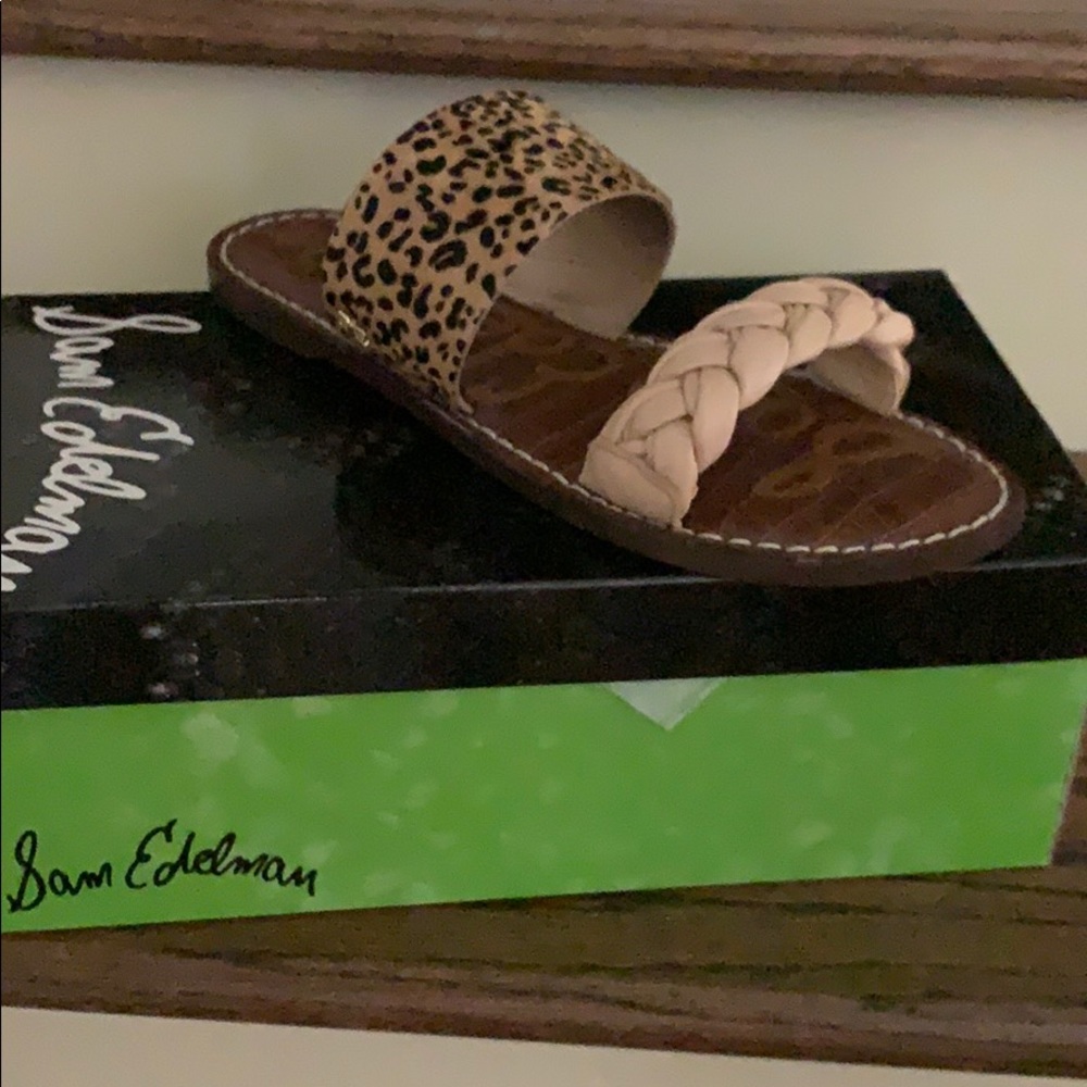 Sam Edelman Gage knotted calf hair sandals